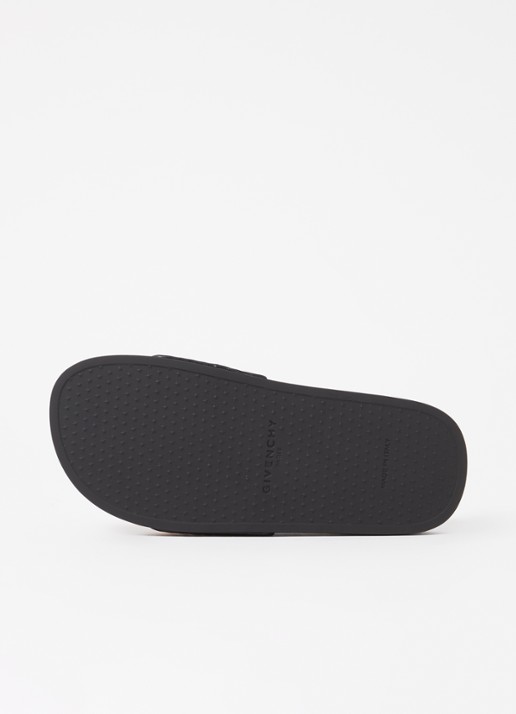 Givenchy Slipper met logo - detail 6 zwart