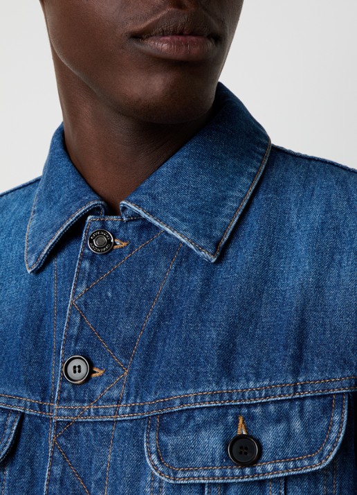 Givenchy Spijkerjas met borst- en steekzakken - detail 4 indigo