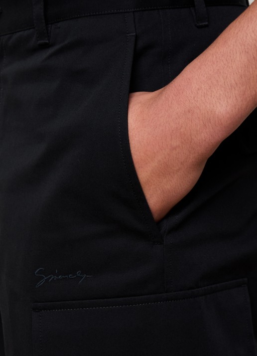 Givenchy  Straight fit cargobroek met steekzakken - detail 4 zwart