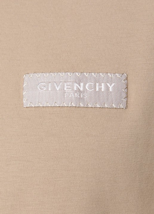 Givenchy T-shirt met logo - detail 2 beige