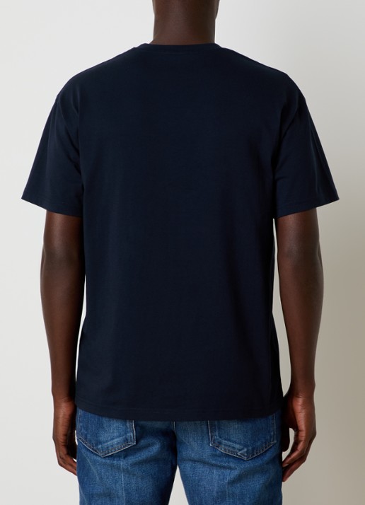 Givenchy T-shirt met logo - achterkant 5 donkerblauw