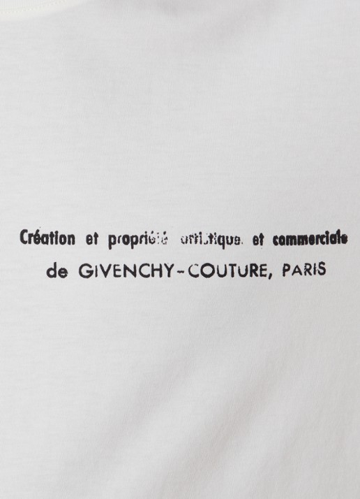 Givenchy T-shirt met print - detail 5 wit