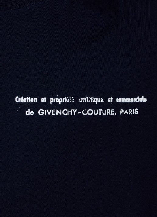 Givenchy T-shirt met print - detail 5 donkerblauw