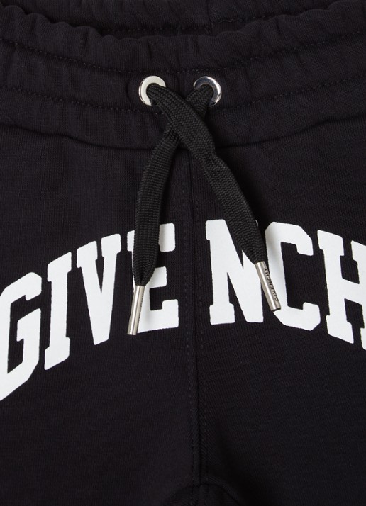Givenchy Tapered fit joggingbroek met logoprint - detail 3 zwart