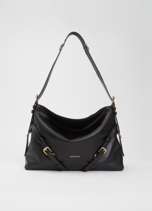 Givenchy Voyou schoudertas van kalfsleer met verstelbare schouderriem