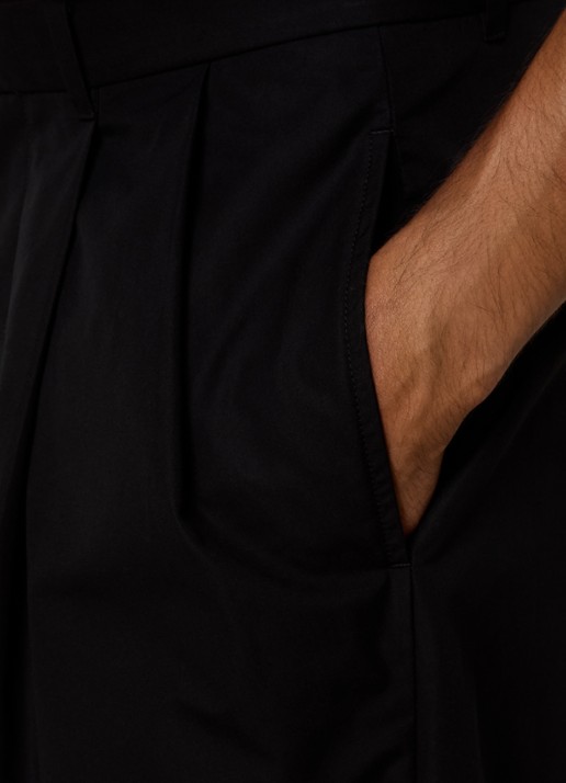 Givenchy Wide fit pantalon met steekzakken - detail 4 zwart