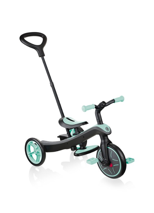 Globber Loopfiets Trike Explorer 4 in 1 - voorkant 7 mint