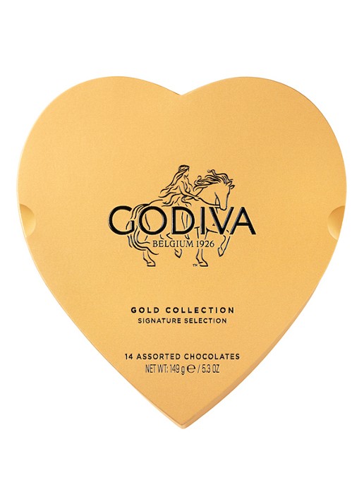 Godiva Coeur Iconique Collection chocolade bonbons 14 stuks - voorkant 3 undefined
