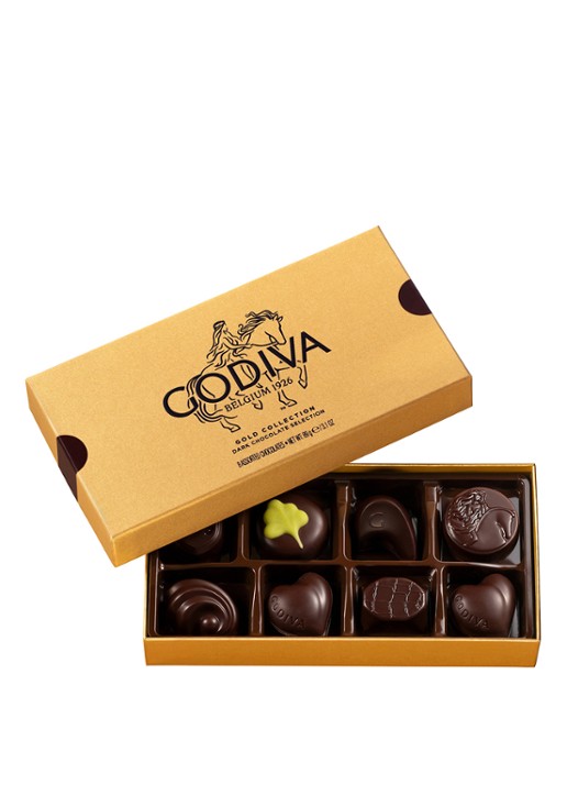 Godiva Gold Collection All Dark chocolade bonbons 8 stuks