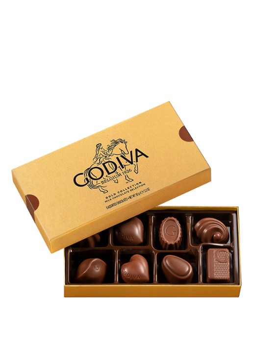 Godiva Gold Collection All Milk chocolade bonbons 8 stuks