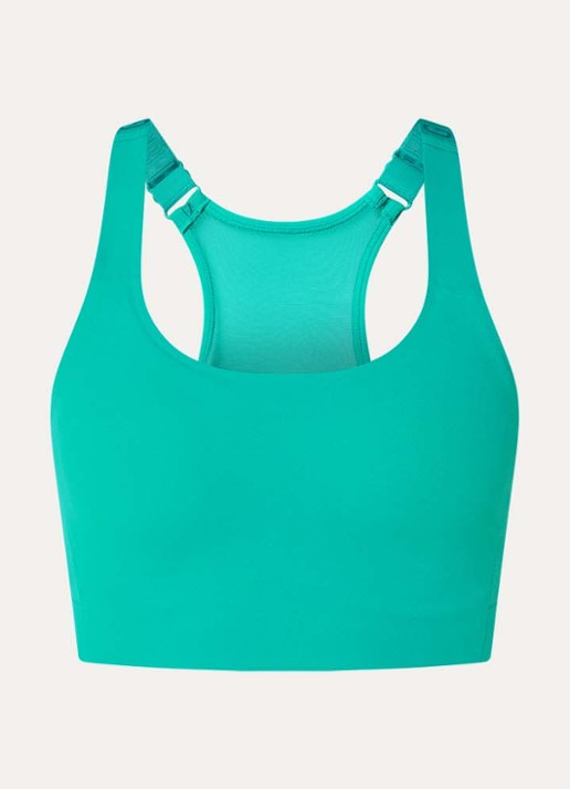 Goldbergh Caprisa sport bh met medium support - voorkant 3 turquoise