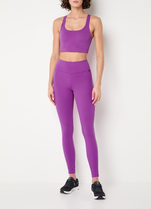 Goldbergh Caprisa sport bh met medium support - voorkant 2 violet