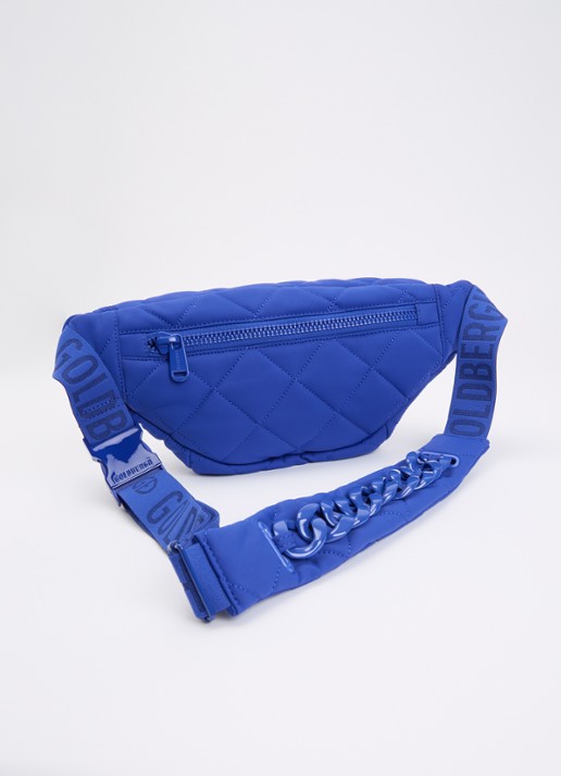 Goldbergh Col heuptas met quilt patroon - achterkant 5 donkerblauw