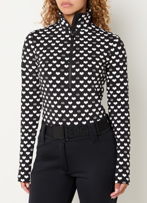 Goldbergh Cuori skipully met logoprint