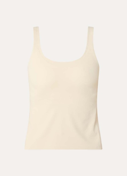 Goldbergh Dalia singlet met medium support - voorkant 2 creme