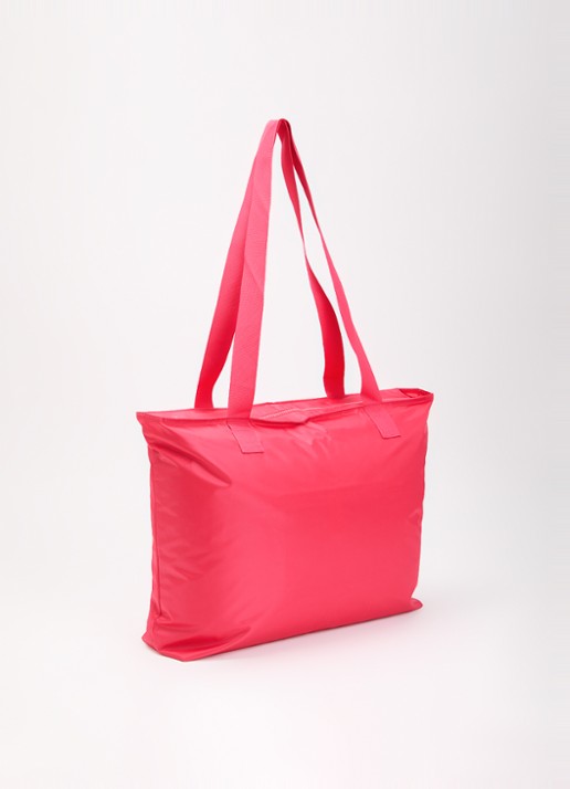 Goldbergh Famous shopper met logo - achterkant roze