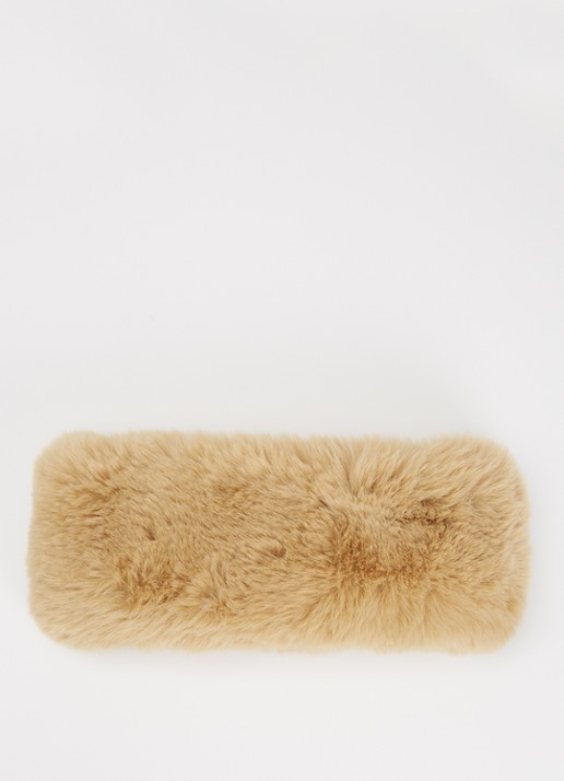 Goldbergh Froid Fluffy hoofdband van imitatiebont