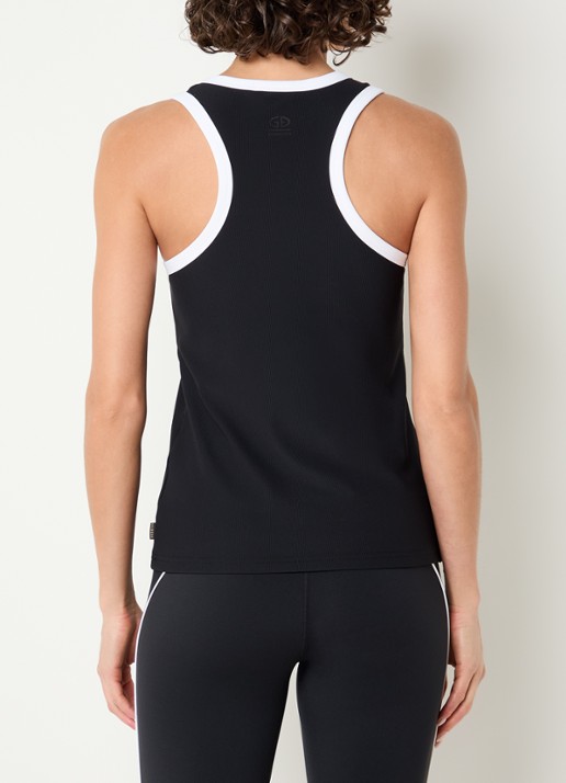 Goldbergh Gabrielle tanktop met ronde hals - achterkant 4 zwart