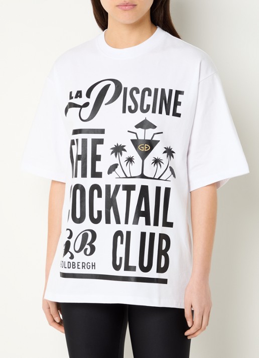 Goldbergh Kir Royal T-shirt van  katoen met print