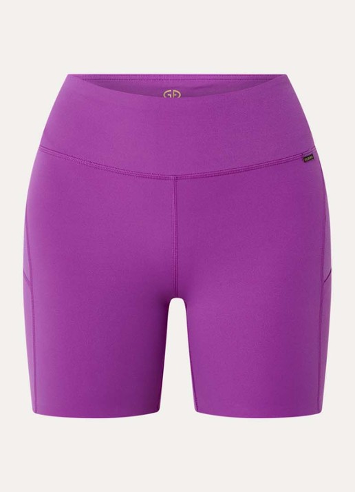 Goldbergh Lilou high waist trainingslegging - voorkant paars