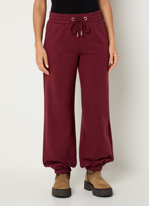 Goldbergh Luma high waist tapered fit joggingbroek met steekzakken