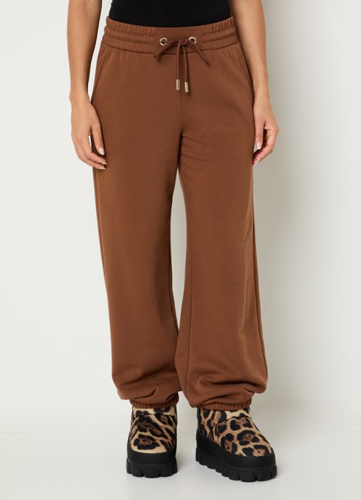 Goldbergh Luma high waist tapered fit joggingbroek met steekzakken
