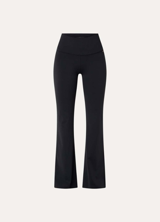 Goldbergh Lunge high waist flared fit legging - voorkant zwart