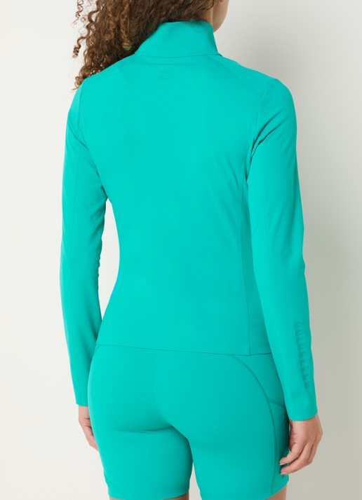 Goldbergh Noella jack met ritszakken - achterkant 3 turquoise