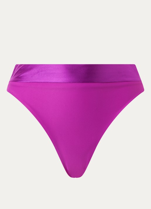 Goldbergh Oceane high waisted hipster bikinislip - voorkant 2 paars