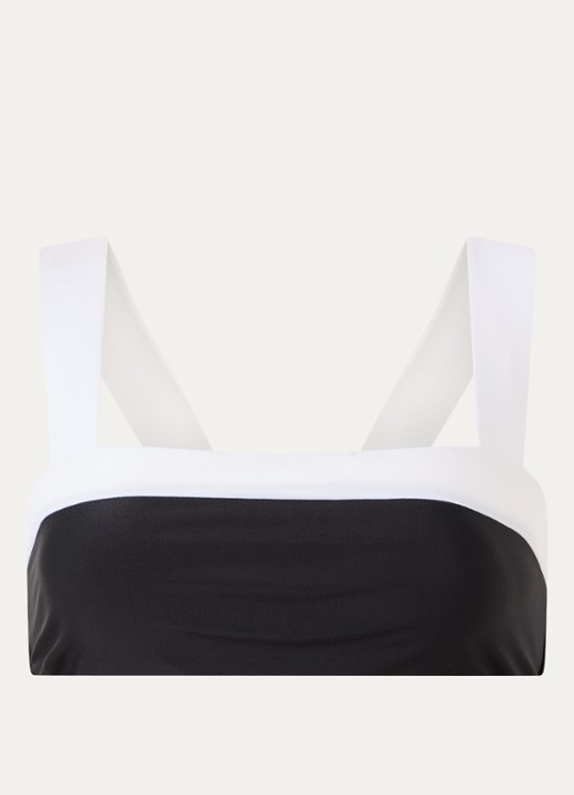 Goldbergh Plonge bandeau bikinitop met uitneembare vulling - voorkant 2 multicolor