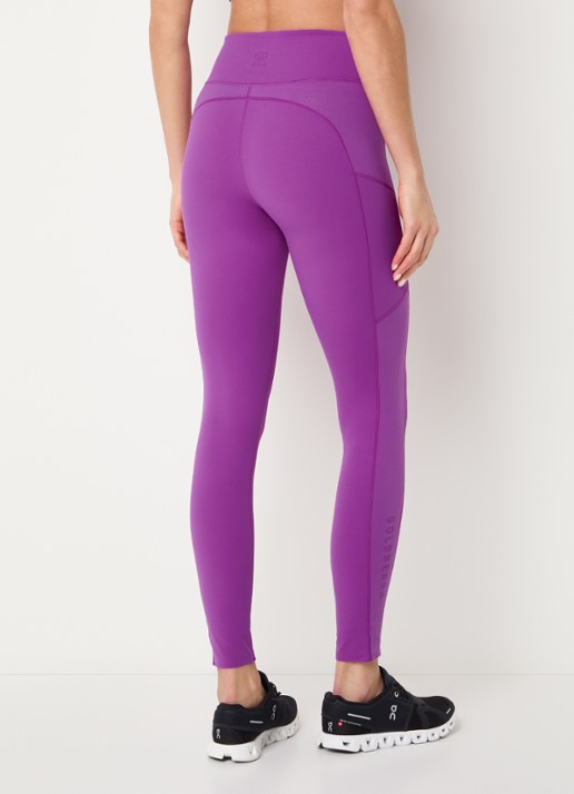 Goldbergh Serenza high waist slim fit legging - achterkant paars