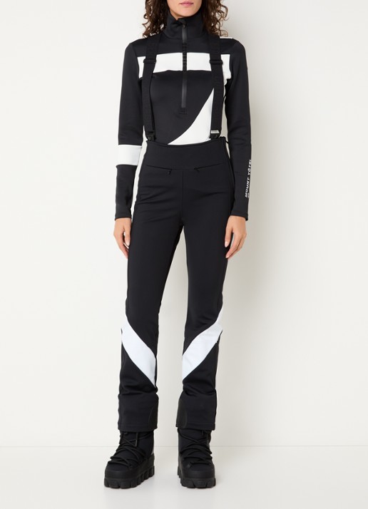 Goldbergh Shima high waist slim fit skibroek met ritskzakken