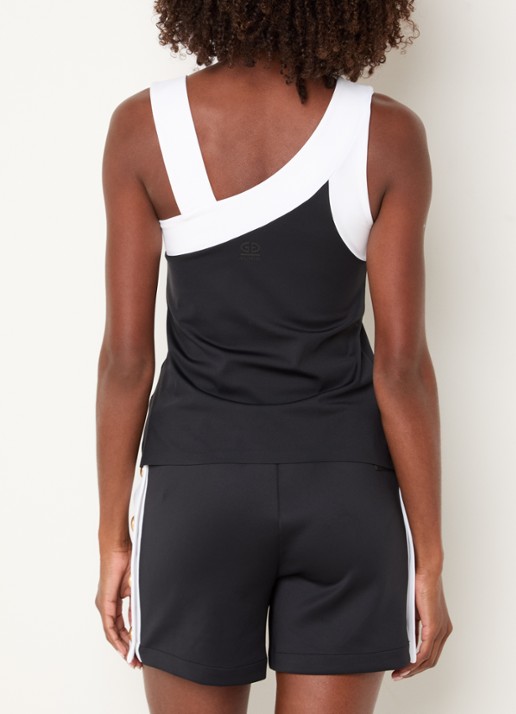 Goldbergh Sierra singlet met medium support - achterkant zwart
