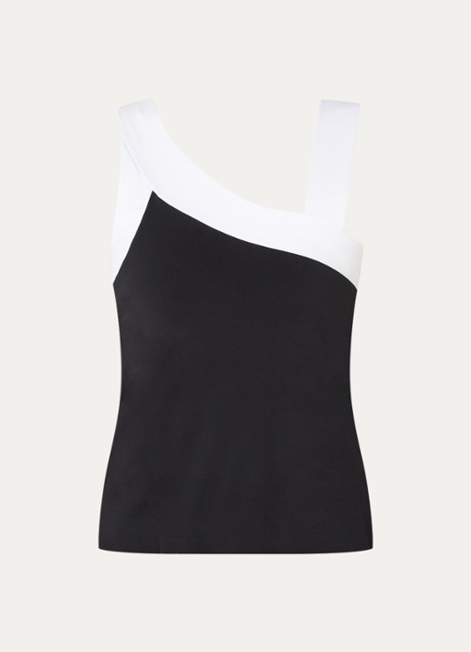 Goldbergh Sierra singlet met medium support - voorkant 2 zwart