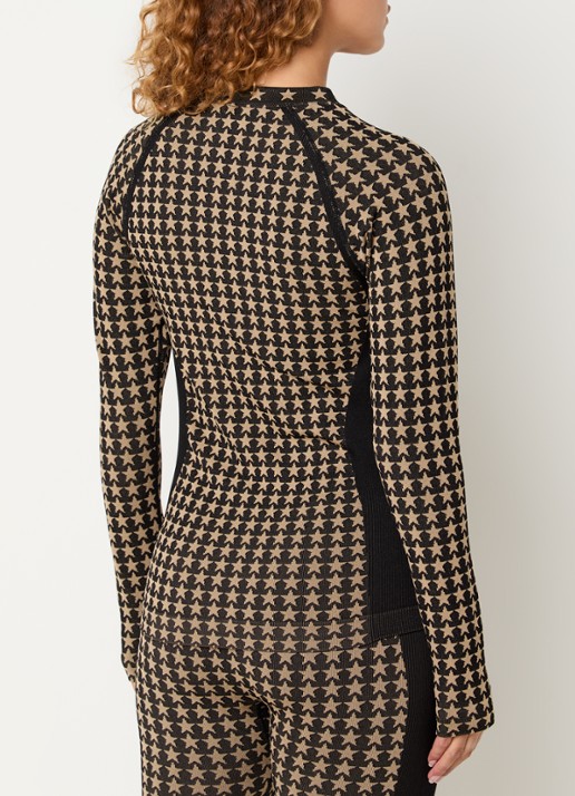 Goldbergh Starlet longsleeve met print - achterkant 3 zwart