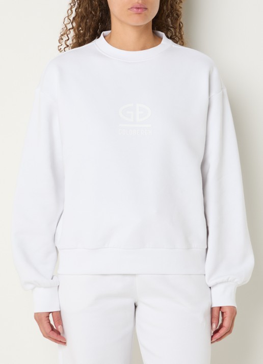 Goldbergh Sweater met logo - detail 4 wit
