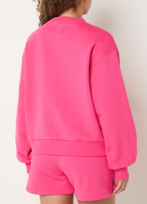 Goldbergh Sweater met logo - achterkant 4 fuchsia