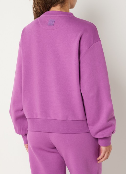 Goldbergh Sweater met logo - achterkant 4 paars
