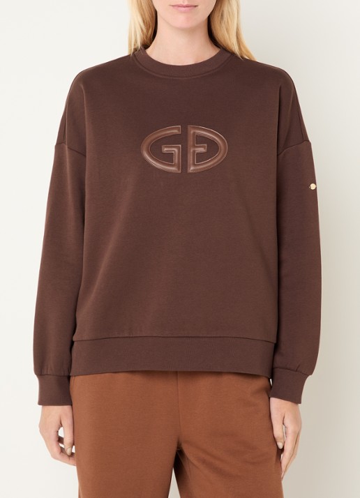 Goldbergh Tova sweater met logoborduring