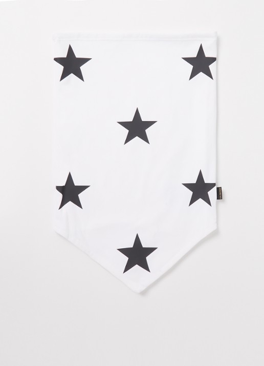 Goldbergh Twinkle colsjaal met sterrenprint - voorkant 2 wit