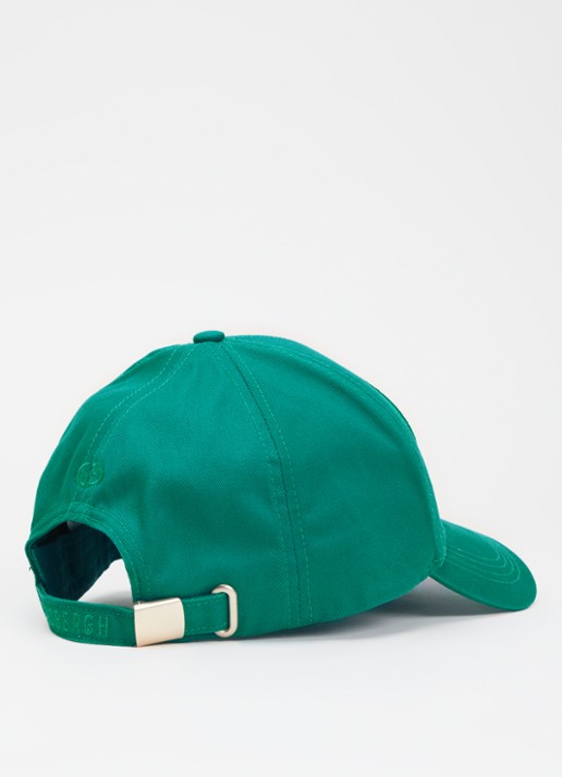 Goldbergh Valencia pet met logoborduring - achterkant 2 turquoise