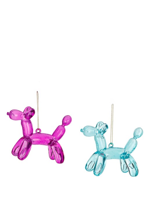 Goodwill Ballonhond kersthanger 11,5 cm set van 2