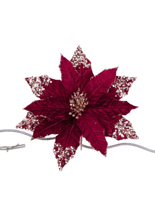 Goodwill Kerstster kerstornament met clip 30 cm