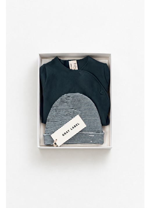 Gray Label Babypak en muts in giftset
