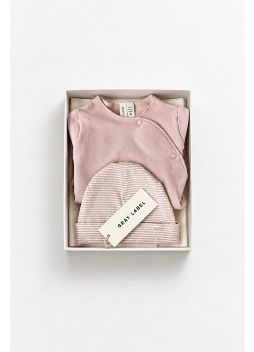 Gray Label Babypak en muts in giftset
