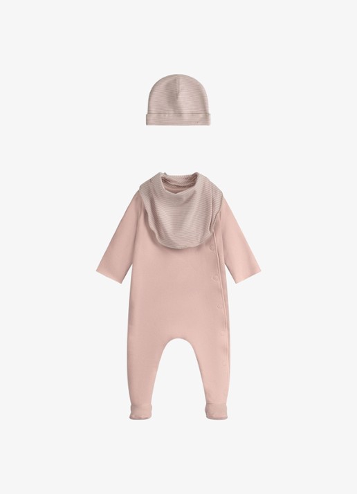 Gray Label Babypak met ronde hals - detail 2 oudroze
