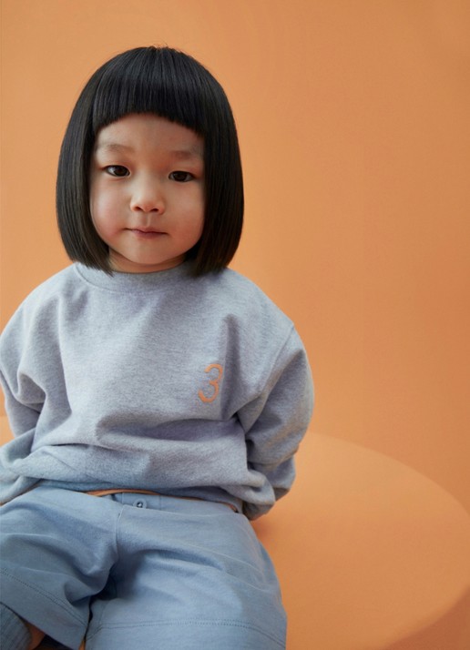 Gray Label Birthday sweater met ronde hals - detail 6 grijsmele