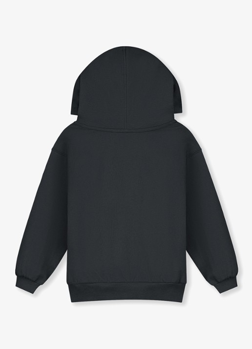 Gray Label Hoodie van katoen - achterkant zwart