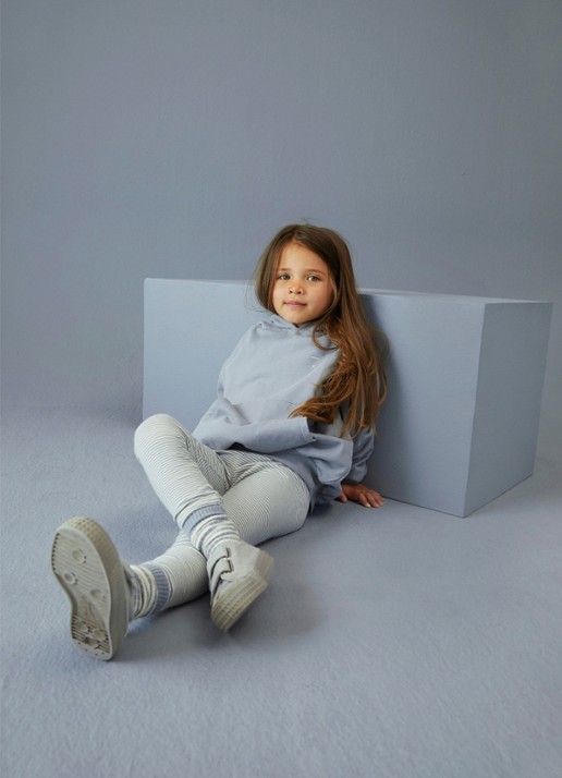 Gray Label Hoodie van katoen - voorkant 4 grijs