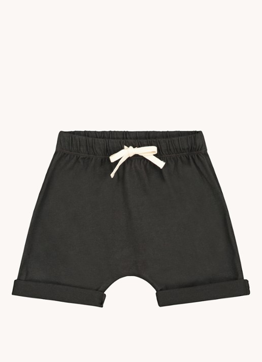 Gray Label Korte joggingbroek van  katoen  - voorkant 2 zwart
